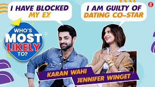 Jennifer Winget Karan Wahi Reem Shaikh play Whos Most Likely To found guilty of dating costar [upl. by Noek]