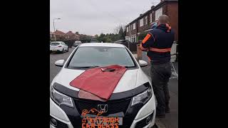 windscreen replacement Honda Civic [upl. by Melvin]