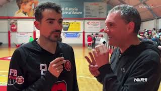 🎤Fortitudo Anagni  Virtus Pomezia  Intervista a Colonnelli [upl. by Hannon]