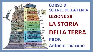 CORSO DI SCIENZE DELLA TERRA  V LICEO  Lezione 28  LA STORIA DELLA TERRA [upl. by Nreval]