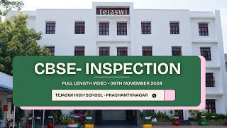 CBSE INSPECTION FULL LENGTH TEJASWI HIGH SCHOOL PRASHANTHNAGARNOVEMBER6TH [upl. by Poole177]