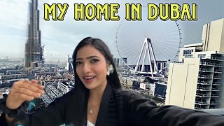 My Burj khalifa view house in dubai  MUSKAN SHARMA VLOG [upl. by Biernat488]