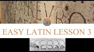 Easy Latin Lesson 3  Learn Latin Fast with Easy Lessons  Latin Lessons for Beginners  Latin 101 [upl. by Ennaeerb]