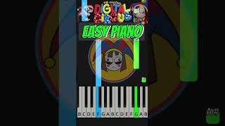 EASYPIANO The Amazing Digital Circus Theme 🎹AmazingDigitalCircusPomnishortspianotutorialeasy [upl. by Brenna]