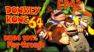 Donkey Kong 64 101 Gameplay Walkthrough  Crystal caves minigames  Part 42 [upl. by Ahseiuqal]