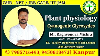 Cyanogenic  Glycosides Secondary Metabolites  CSIR NETJRF  GATE  Life science  ICMR [upl. by Anehs]