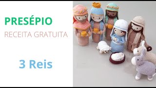 Presépio Amigurumi  RECEITA GRATUITA Parte 2 [upl. by Enilesoj]