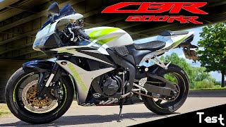 quotTestquot Sportive en édition limitée 🤪 quotHonda CBR 600 RR HANNspree de 2008quot [upl. by Fitzger213]