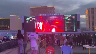 Stadium swim at circa Super Bowl halftime show [upl. by Buote]