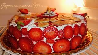 Tarte danniversaire طرطة عيد ميلاد [upl. by Aplihs]