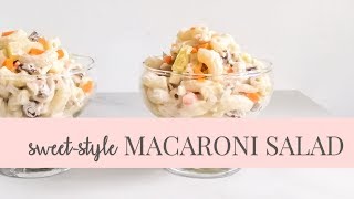 Macaroni Salad  How to Make Macaroni Salad [upl. by Oicnecserc]