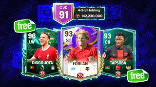 I MADE A H2H TEAM AROUND MAXED FORLAN WITH FREE PLAYERS amp CHEAP BEAST IN EA FC MOBILE 24 [upl. by Rorrys1]