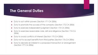 Directors and their Duties An Overview [upl. by Adanar]