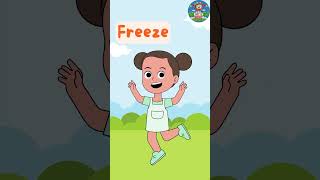 lets do Freeze Dance Game for kids  Freeze Dance for Kindergarten shorts freezedance vkidstv [upl. by Yirinec]