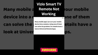 Vizio Smart TV Remote Not Working shorts shortsvideo [upl. by Mchenry728]