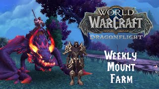 World Of Warcraft Weekly Mount Farm S2  E15 [upl. by Ellirpa]