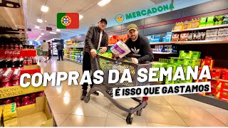 FAMÍLIA de quatro pessoas gastos com supermercado em Portugal 2023 [upl. by Haswell43]