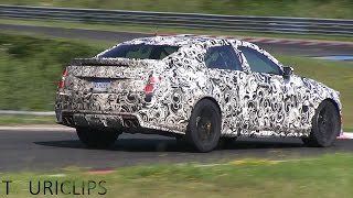 2016 Cadillac CTSV spied testing on the Nürburgring [upl. by Radek]