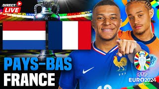 🔴PAYS BAS  FRANCE 00  EURO 2024 [upl. by Nyrrad]