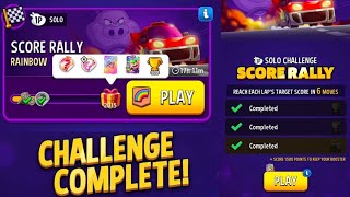 Rainbow solo challenge✅2015 points score rally solo challengematch master [upl. by Fremont]