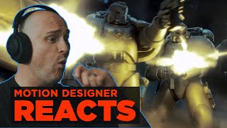 Astartes  Motion Designer Reacts  Warhammer 40k [upl. by Annoyt423]