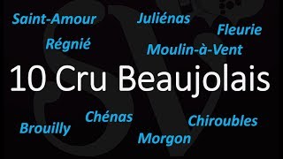 How to Pronounce 10 Cru Beaujolais  Best of French Wine Pronunciation [upl. by Nikolaos]