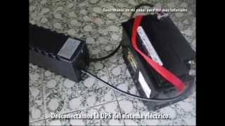 UPS con bateria de carro tutorial [upl. by Atteroc]