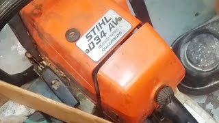 Stihl 034av Dismantling Live [upl. by Ettigirb536]