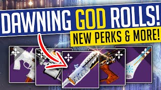 Destiny 2  DAWNING 2023 GOD ROLLS BEST Weapons You NEED From The Dawning  Season of the Wish [upl. by Reeta265]