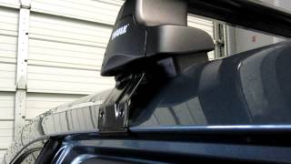 Acura MDX with Thule 480R Traverse AeroBlade Base Roof Rack by Rack Outfitters [upl. by Quar]