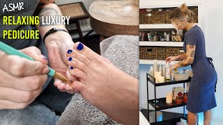 ASMR Relaxing Luxury Pedicure amp Massage Spa Treatment Tutorial [upl. by Strain]