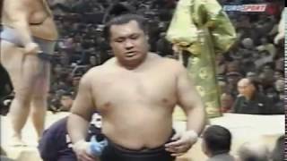 Kyushu 2001 Day 8 Nakabi 平成13年九州場所8日目 [upl. by Sidoon809]