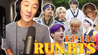 DJ REACTION to KPOP  RUN BTS EPISODE 146 [upl. by Eelannej690]