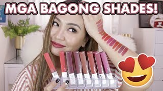 MAYBELLINE CITY EDITION SUPERSTAY MATTE INK MGA BAGONG SHADES [upl. by Amatruda]