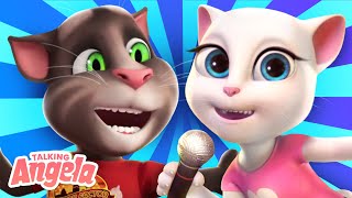 Hamburger Man 🍔🎵 Talking Angela Songs Playlist [upl. by Oona]