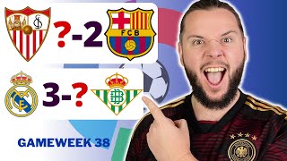 Laliga Gameweek 38 Predictions amp Betting Tips [upl. by Nahguav]