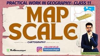 Map Scale  Chapter 2  NCERT Class 11  TheGeoecologist [upl. by Nij333]