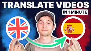 How to Translate Videos in 1 Minute  Online Subtitle Translator [upl. by Nataniel]