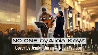 No One Alicia Keys Cover  Jenika Duran amp Noah Waldorf [upl. by Taima968]