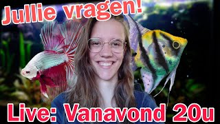 LIVE 20u Wat voor AQUARIUMVRAGEN hebben JULLIE Nickey [upl. by Ovid]