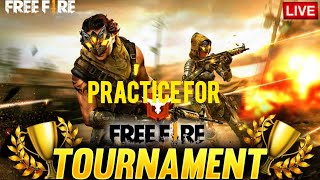 PRACTICE FOR DIWALI CUP  FREE FIRE MAX LIVE 🔴 [upl. by Theurich]