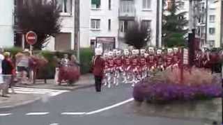 la fanfare belge defile dans les rues de bolbec [upl. by Arbed]