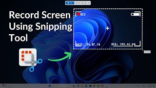 How to Screen Record With Snipping Tool on Windows 11 [upl. by Hakim]