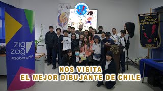 El mejor Dibujante de Chile visita nuestro Club de Manga [upl. by Eelnyl781]