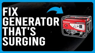 How To Fix Generator Thats Surging Reasons Why Your Generator Is Surging amp How To Easily Fix It [upl. by Wiener702]