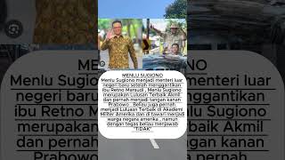 Menlu sugiono prabowo indonesia kopassus mayorteddy [upl. by Brigette861]