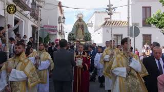 Salida Virgen de la Soledad  Triduo Hdad Vera Cruz Salteras 2023 [upl. by Namzzaj]