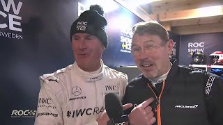 ROC Sweden 2022  Hakkinen and Coulthard are still getting along [upl. by Ogren]