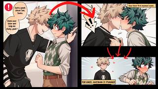 Bakudeku  Izuku’s Study Session amp Bakugous New Look 😲😍 English Comic Dub [upl. by Eglantine]