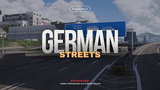 German Streets  Deutsche Autobahnschilder für Fivem [upl. by Mochun]